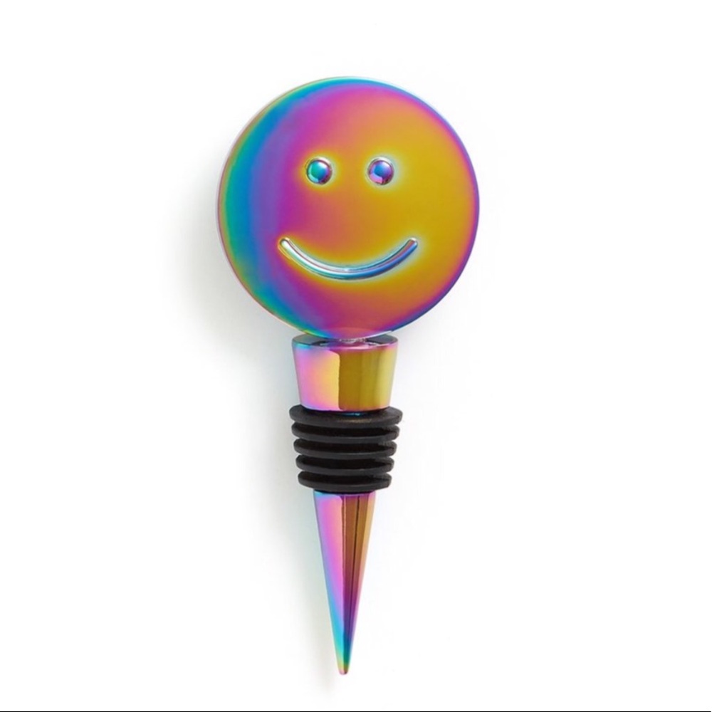 Ban.do Party on Wine Stopper Chroma Iridescent